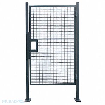 WIRECRAFTERS WovenWir Mchine Grd Door 60 inx48 in Gry, 35W629