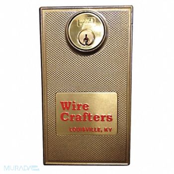 WIRECRAFTERS Sliding Door Lock Plain Steel, 35W633