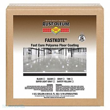 RUST-OLEUM Floor Coating Black High Gloss 1 gal., 35YJ84