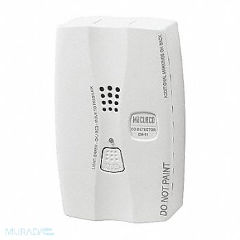 MACURCO Gas Detector CO 0 to 400 ppm, 36CF95