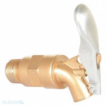 GRAINGER APPROVED Drum Faucet Aluminum Brass NPT, 36JP46