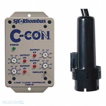 SJE-RHOMBUS Simplex Sump Pump Converter Box, 36K474