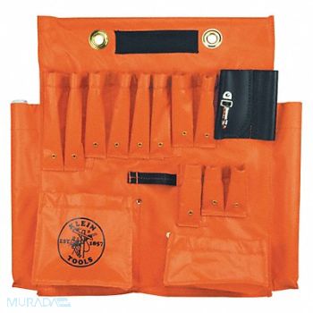KLEIN TOOLS Tool Apron Orange Vinyl, 36K970