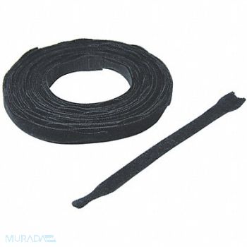 VELCRO BRAND Hook-and-Loop Cable Tie 2 ft Black PK15, 36LM79