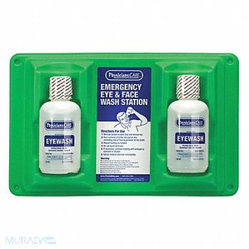 PHYSICIANSCARE Eye Wash Station 2 16 oz., 36N060