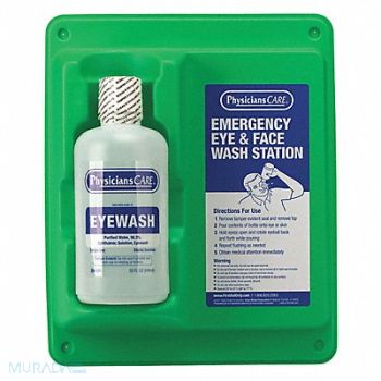 PHYSICIANSCARE Eye Wash Station 32 oz., 36N061