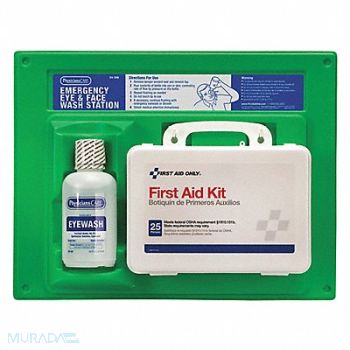PHYSICIANSCARE First Aid and Eye Wash Bulk 160Pcs, 36N063