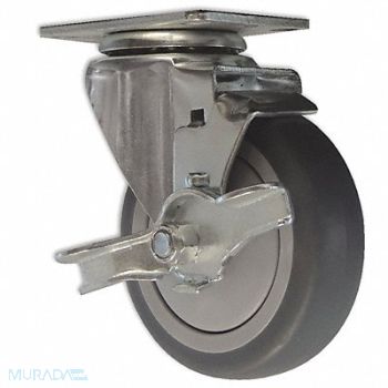 SNAP-LOC Caster 4 in Swivel/Brake 375 lb, 36NG64