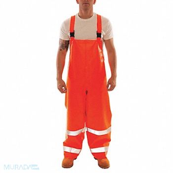 TINGLEY K7317 Arc Flash Rain Overall Cat 2 Orange XL, 36RR20