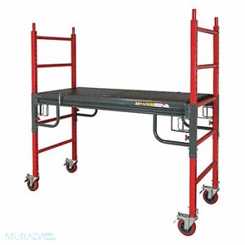 METALTECH Portable Scaffold 72 D Steel, 38HT61