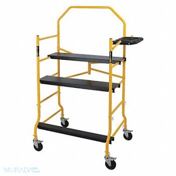 METALTECH Scaffold Tower Steel Plastic 900 lb., 38HT80