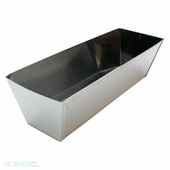 MARSHALLTOWN Mud Pan 12in Stainless Steel, 38HT98