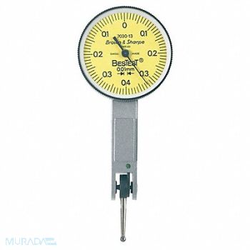TESA BROWN SHARPE Dial Test Indicator Vert 0 to 0.2mm, 38N947