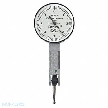 TESA BROWN SHARPE Dial Test Indicator Vert 0 to 0.008 In, 38N948