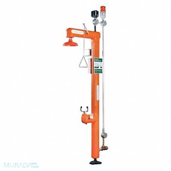 GUARDIAN EQUIPMENT Heat-Trace Shower/Eyewash NPT Btm Alarm, 38NJ15