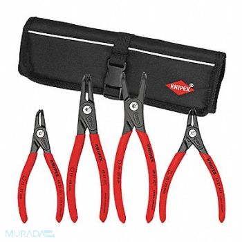 KNIPEX Retaining Ring Plier Set 90 Deg 4 pc, 38UU07