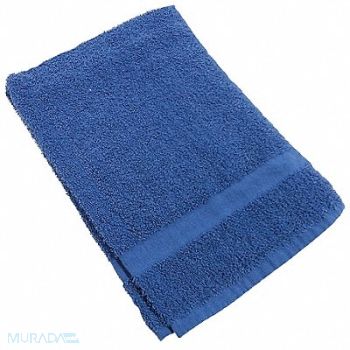 R R TEXTILE Hand Towel 16x27 In Navy PK12, 38X626