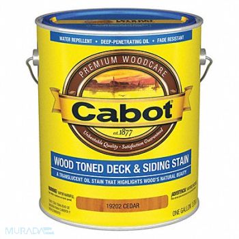 CABOT Exterior Stain Cedar Toned Flat 1 gal., 38Y042