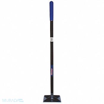WESTWARD Tamper Steel 8in.L x 8in.W Rubber Grip, 38ZD98