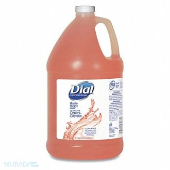 DIAL PROFESSIONAL Body and Hair Care 1 gal Peach PK4, 392A63