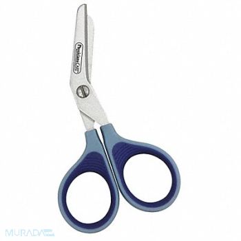 PHYSICIANSCARE Scissors 3-1/2 in L Blue Angled, 39F027