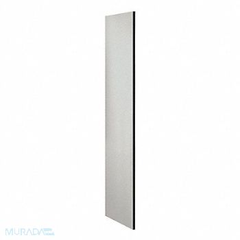 SALSBURY INDUSTRIES End Panel Gray 72inH x 21inW x 3/4inD, 39FF21