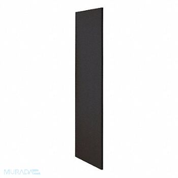 SALSBURY INDUSTRIES End Panel Black 72inH x 24inW x 3/4inD, 39FF30