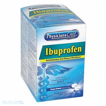 PHYSICIANSCARE Pain Relief Tablet PK50, 39N839