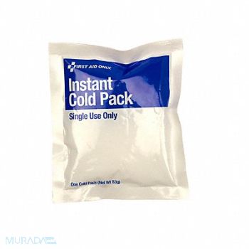 FIRST AID ONLY Instant Cold Pack White 6 x 4-1/2, 39P019