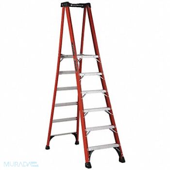 LOUISVILLE Platform Stepladder 5 ft 8 FGL 375 lb., 39RL13