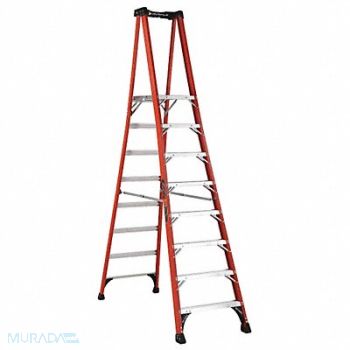 LOUISVILLE Platform Stepladder 7 ft 7 FGL 375 lb., 39RL16