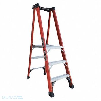 LOUISVILLE Platform Stepladder 2 ft 10 FGL 375 lb, 39RL19