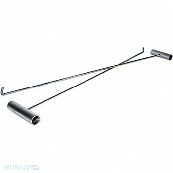 SURFACE SHIELDS Sled Handle 30 in.L Gray PK2, 39UM58