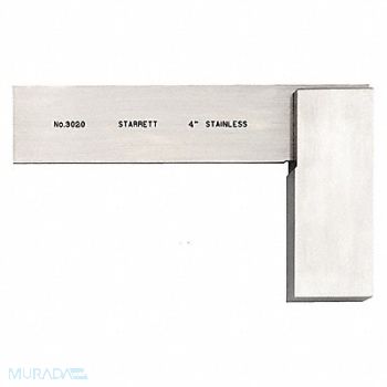 STARRETT Precision Steel Square Steel, 3AER2