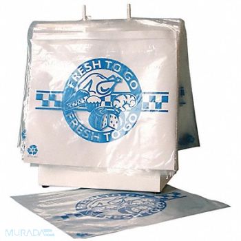 GRAINGER APPROVED Food Bag 10 1/2 in L 8 1/2 in W PK2000, 3CUC5