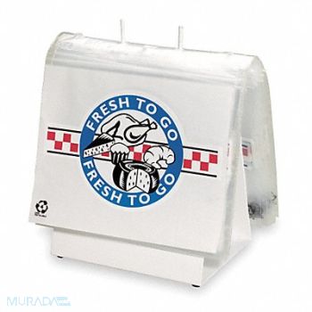 GRAINGER APPROVED Food Bag 6 1/2 in L 6 1/4 in W PK2000, 3CUC3