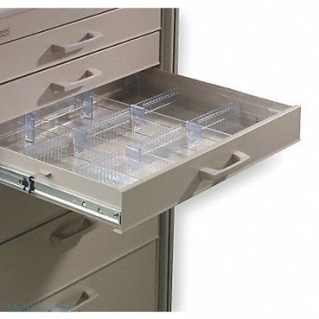 METRO Drawer Divider Kit 2-3/8 H Clear, 3CWE8