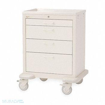 METRO Medical Cart Steel/Polymer Light Taupe, 3CWF7