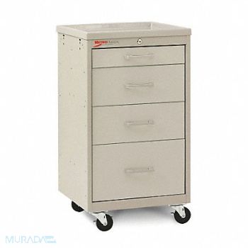 METRO Compact Cart Steel/Polymer Light Taupe, 3CWJ5
