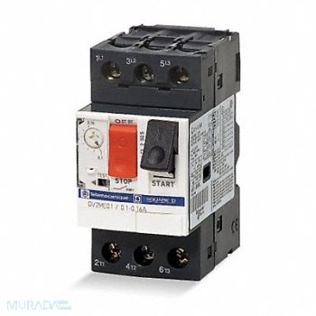 SCHNEIDER ELECTRIC Manual Motor Starter Button 0.4-0.63A 1P, 3CY83