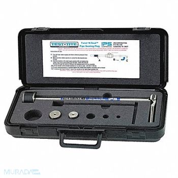 TEST-TITE Twist N Seal Kit 1 1/4 To 2 In 12 In L, 3EJL9