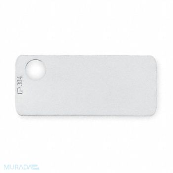 PANDUIT Marker Plate 316 SS 3/4in H PK100, 3FVX3