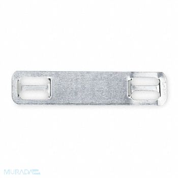 PANDUIT Marker Plate 316 SS 3/8in H PK100, 3FVX5