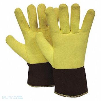NATIONAL SAFETY APPAREL Thermal Gloves Jumbo Yellow PR, 3GAH5