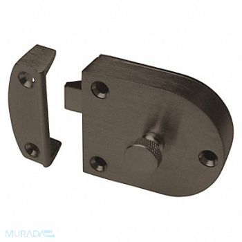 ROCKWOOD Gate Latch 2-1/16 In W Oil Rubbed Bronze, 3HJE7