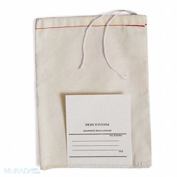 MIDWEST PACIFIC Cloth Bag 1 Drawstring 10 in L PK100, 5DJC0