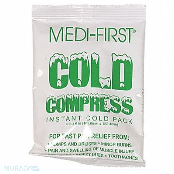 MEDI-FIRST Instant Cold Pack White 6In. x 4In., 3LPG2