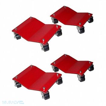 AUTO DOLLY Car Dollies 12 x 16 In 2500 lb PK4, 3MHC7