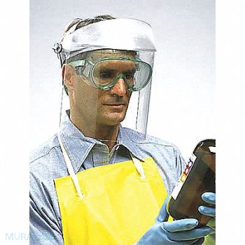 OBERON COMPANY Faceshield Adapter Kit Polycarbonate, 3NER9