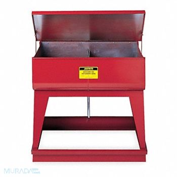 JUSTRITE Twin Chamber Rinse Tank Floor 18 gal., 3NPX7